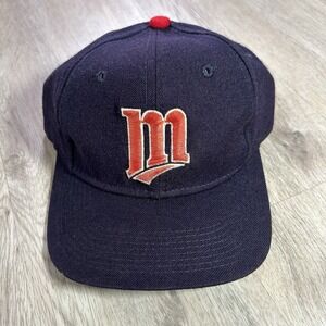 VTG Sports Specialties Minnesota Twins Fitted Hat‎ 7 1/8 MLB Blue 100% Wool Cap